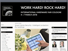 Tablet Screenshot of news.eisenwarenmesse.com